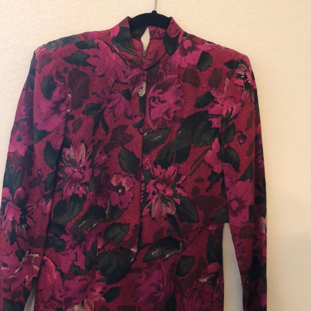 Maroon dress, size 6